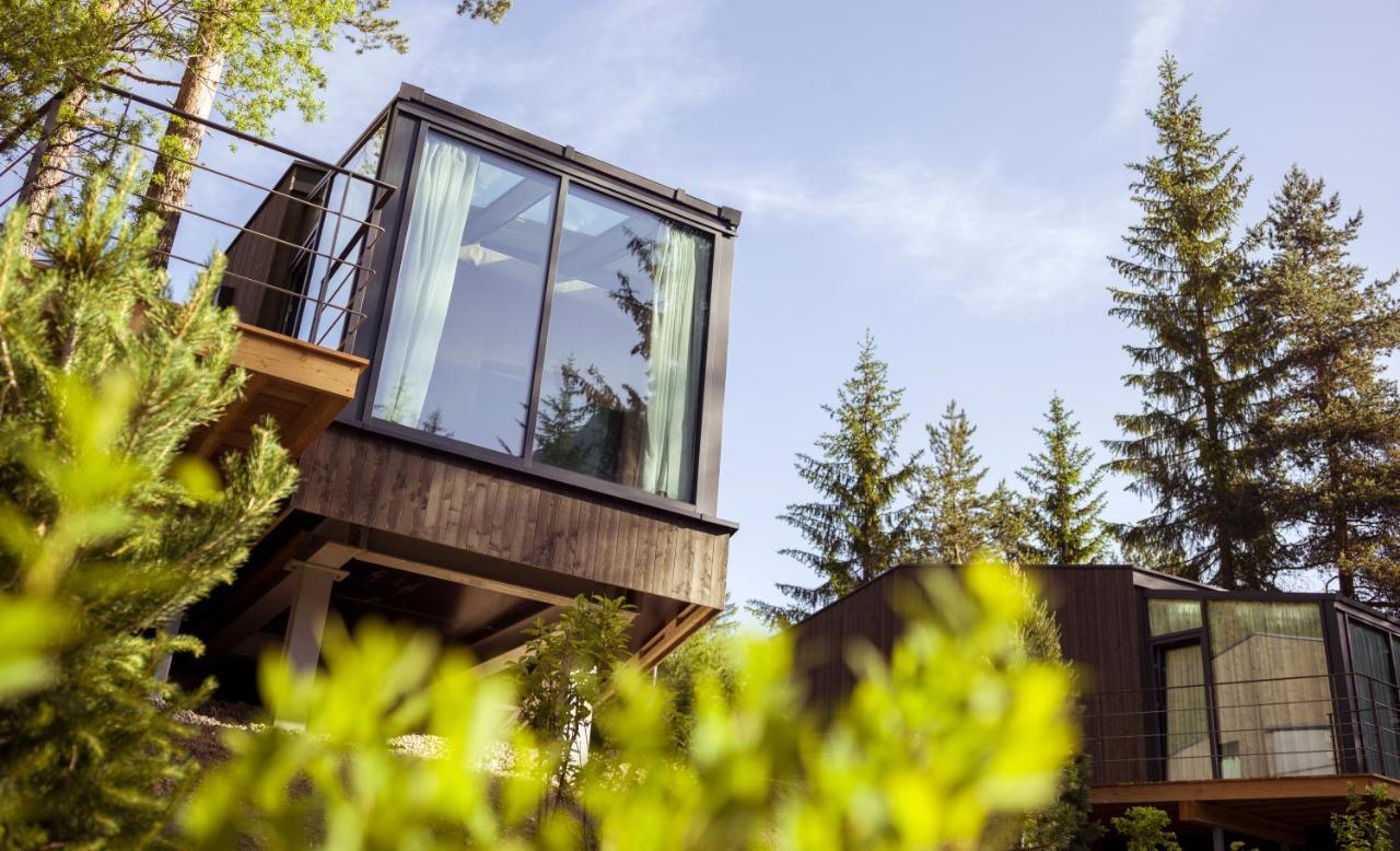 Skyview Chalets Am Camping Toblacher See Exterior photo