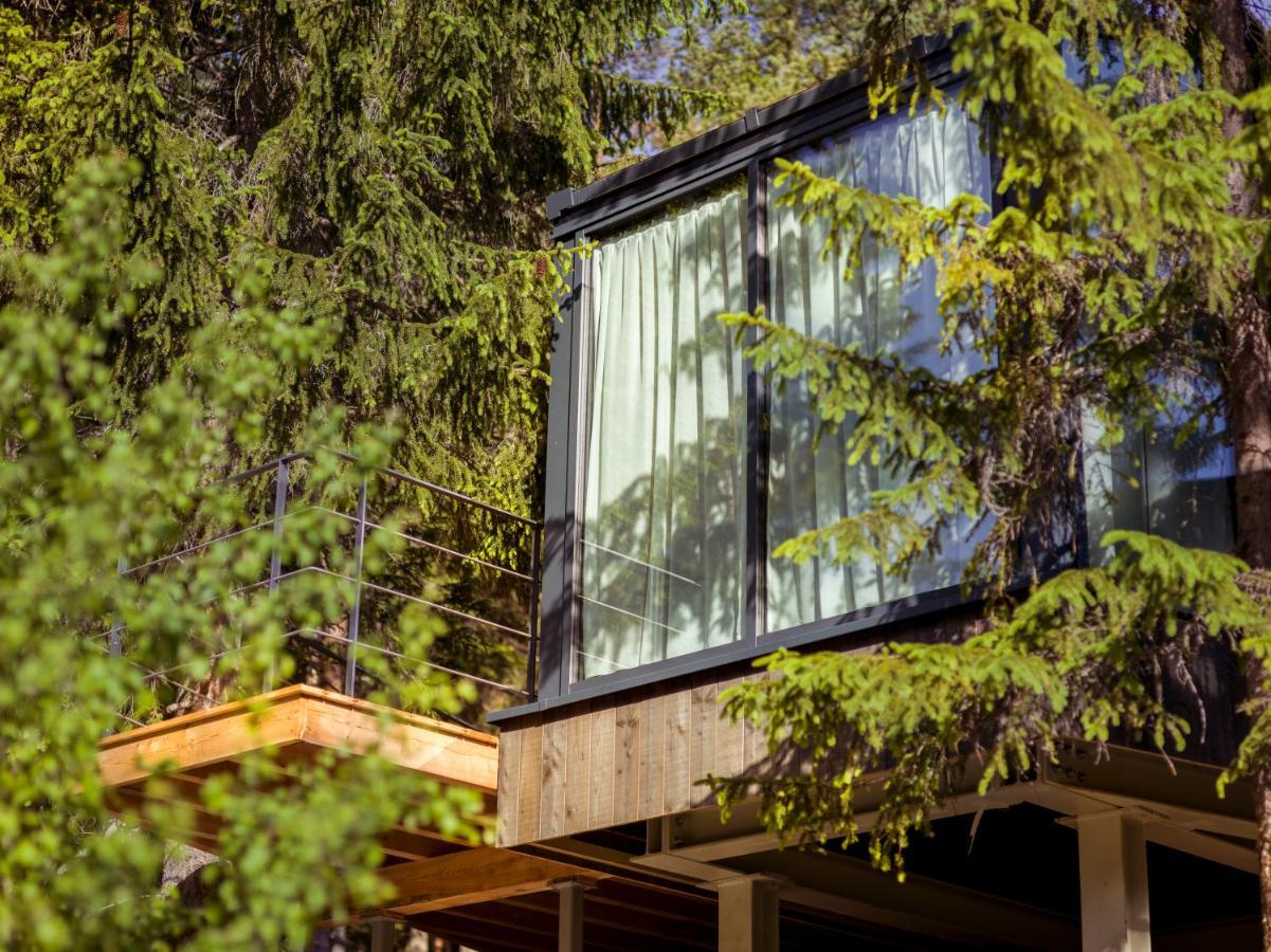 Skyview Chalets Am Camping Toblacher See Exterior photo